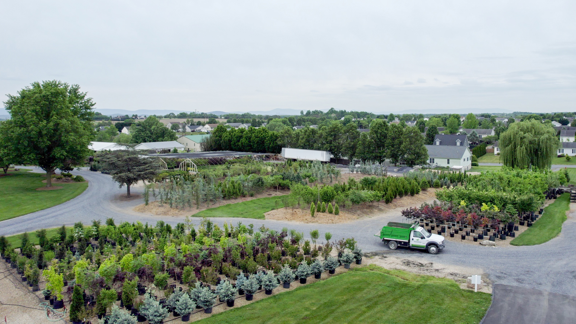 Shreckhise nursery aerial view